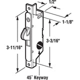 Adams Right, Stainless Steel, Round Faceplate, Patio Door, Mortise Lock - Super Arbor