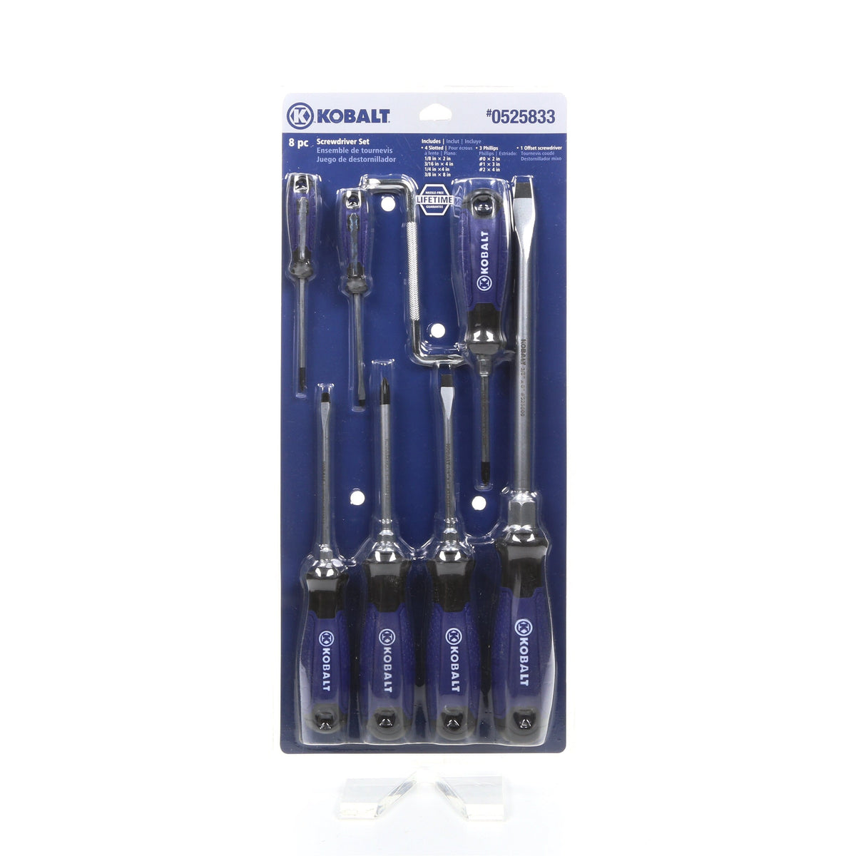 Kobalt 8-Piece Plastic-Handle Magnetic Multi-Bit Screwdriver Set