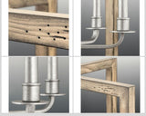 Progress Lighting Turnbury 4-Light Gray Coastal Chandelier