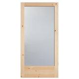 Masonite Traditional 42-in x 84-in Natural Unfinished Knotty Pine Wood Single Barn Door