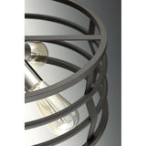 Progress Lighting Remix 3-Light Graphite Transitional Drum Medium Hanging Pendant Light