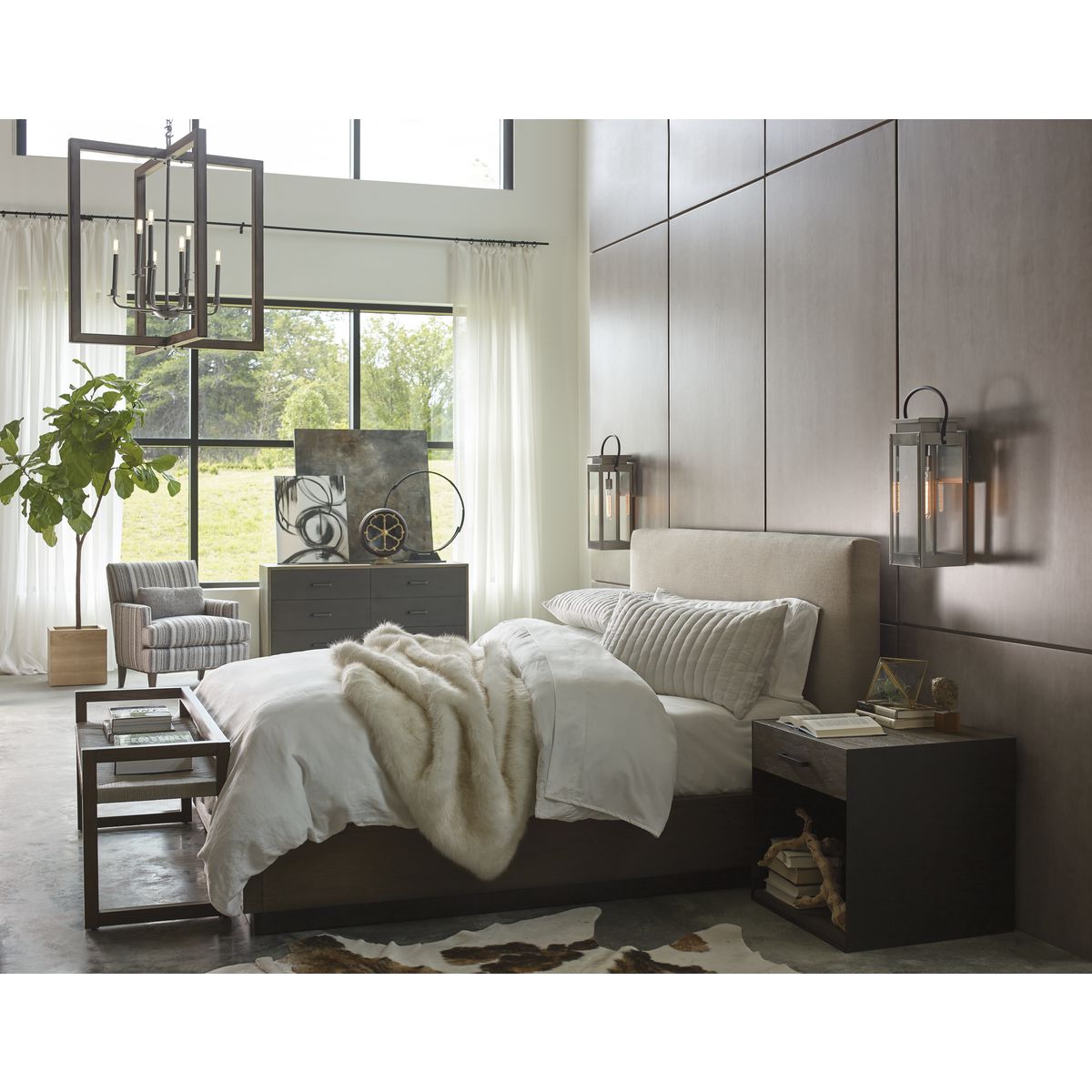 Progress Lighting Turnbury 8-Light Gray Rustic Chandelier
