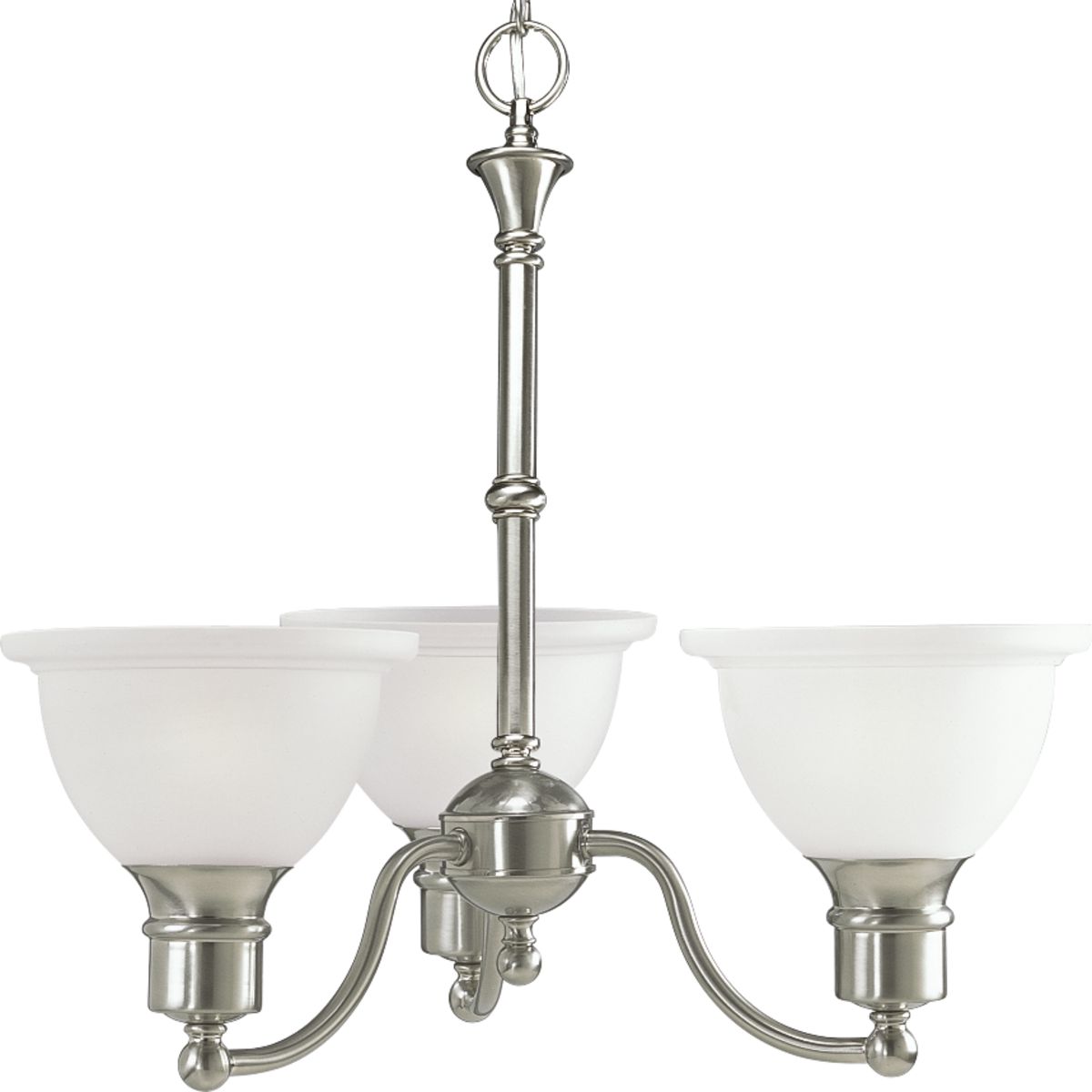 Progress Lighting Madison 3-Light Brushed Nickel Transitional Chandelier