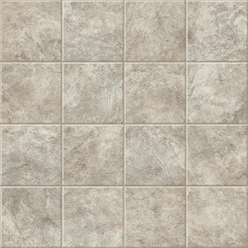 Congoleum ArmorCore LC Santa Cruz 12-ft W Cut-to-Length Sterling Stone Look Low-Gloss Finish Sheet Vinyl