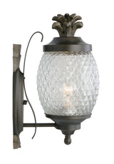 Portfolio 15.25-in H Brushed Bronze Medium Base (E-26) Outdoor Wall Light