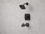 Delta Flynn Oil Rubbed Bronze 1-Handle Bathtub and Shower Faucet with Valve