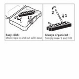 Bosch Custom Case 4-Piece 1/4-in x 2-1/2-in Double-Ended Impact Driver Bits