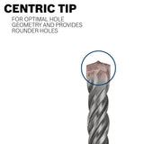 Bosch Bulldog 3/16-in x 6-1/2-in Alloy Steel Masonry Drill Bit for SDS-Plus Drill, Carbide Tip