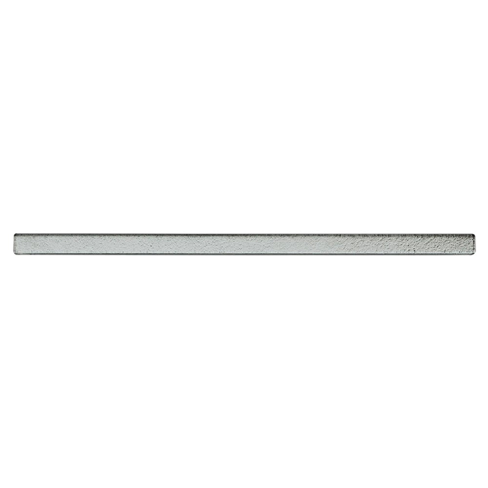Elida Ceramica Silver 12-in x 12-in Glass Pencil Liner Tile