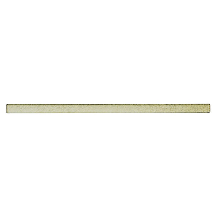 Elida Ceramica Gold Glass Pencil Liner 12-in x 12-in Glass Pencil Liner Tile