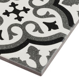 Elida Ceramica Lolita Deco Squares 6-in x 6-in Matte Porcelain Encaustic Floor and Wall Tile, 0.239-sq ft Piece