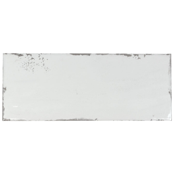 Elida Ceramica Whitewash Wall Planks 8-in x 20-in Glazed Ceramic Wall Tile