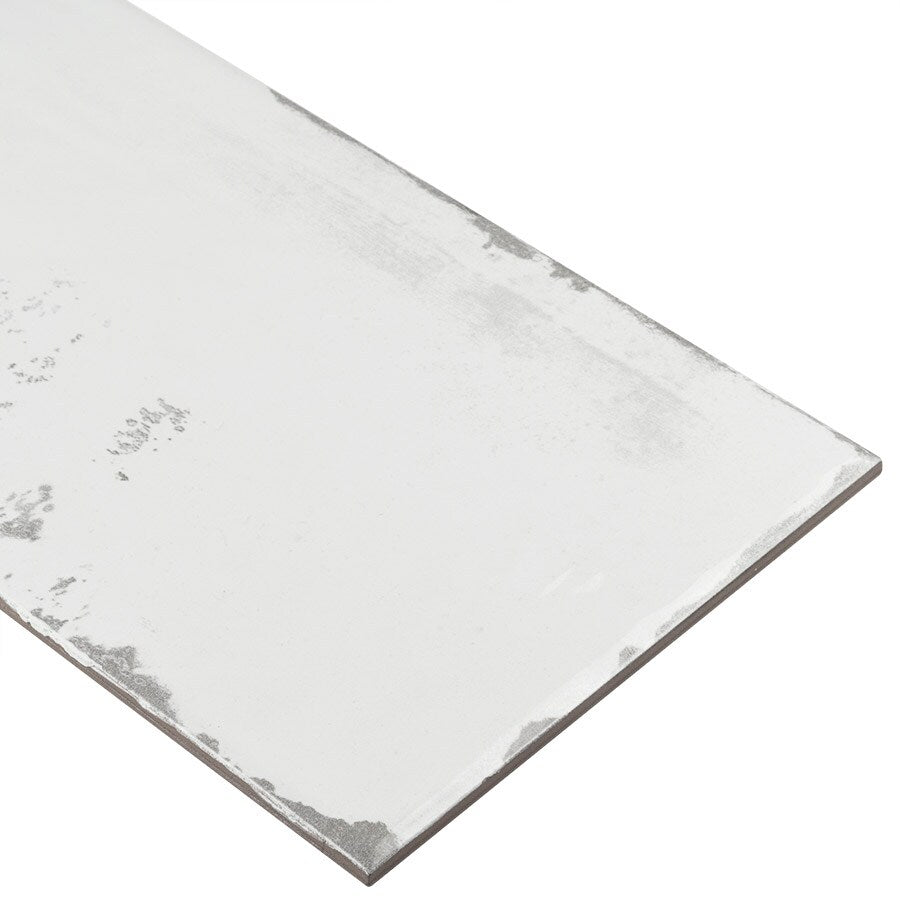 Elida Ceramica Whitewash Wall Planks 8-in x 20-in Glazed Ceramic Wall Tile