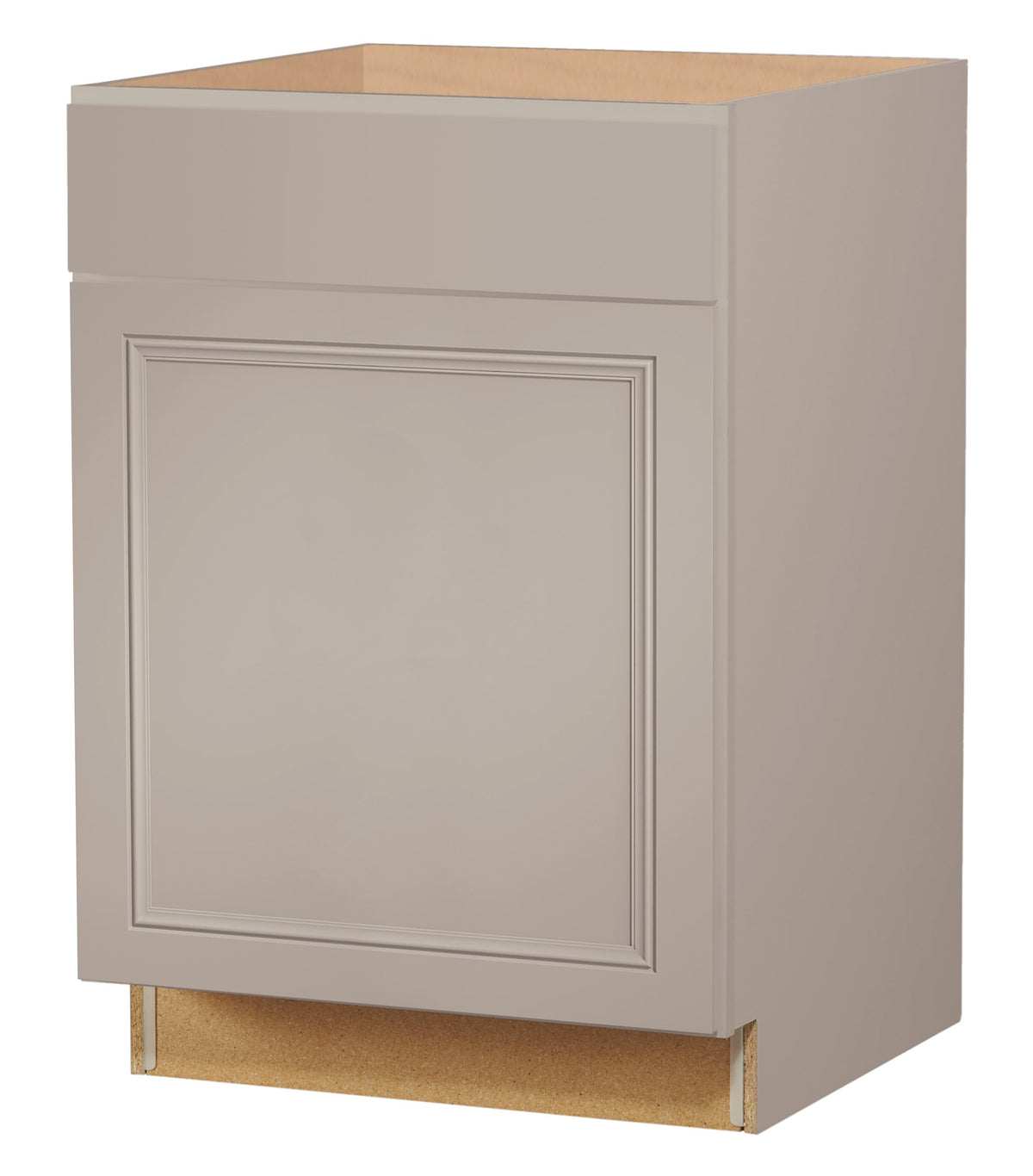 Diamond NOW Wintucket 21-in W x 35-in H x 23.75-in D Cloud Gray 1-Drawer Base Fully Assembled Cabinet (Recessed Panel Square Style)