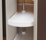 Diamond NOW Wintucket 36-in W x 35-in H x 23.75-in D TrueColor Cloud Gray Lazy Susan Corner Base Cabinet, Fully Assembled
