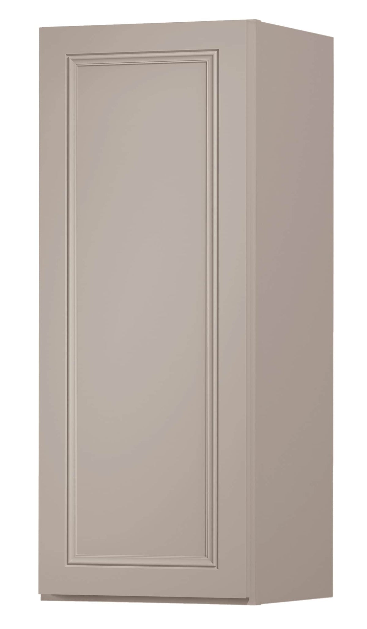Diamond NOW Wintucket 12-in W x 30-in H x 12-in D Cloud Gray Wall Fully Assembled Cabinet (Recessed Panel Square Door Style)