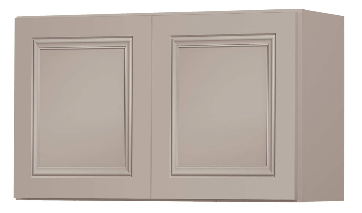 Diamond NOW Wintucket 30-in W x 18-in H x 12-in D Cloud Gray Wall Fully Assembled Cabinet (Recessed Panel Square Door Style)