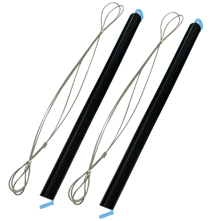 Blue Hawk 140-lb 2-Pack Black Steel Garage Door Extension Spring and Safety Cable