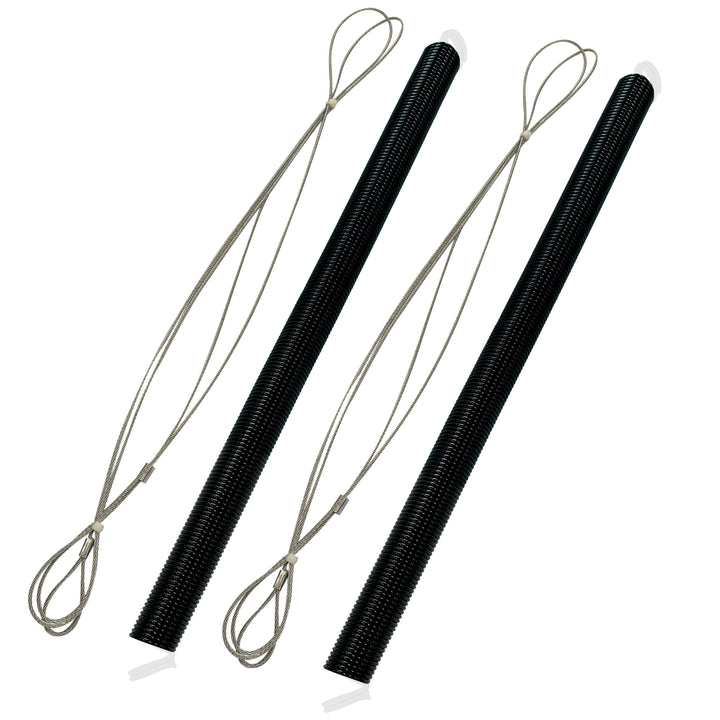 Blue Hawk 110-lb 2-Pack Black Steel Garage Door Extension Spring and Safety Cable