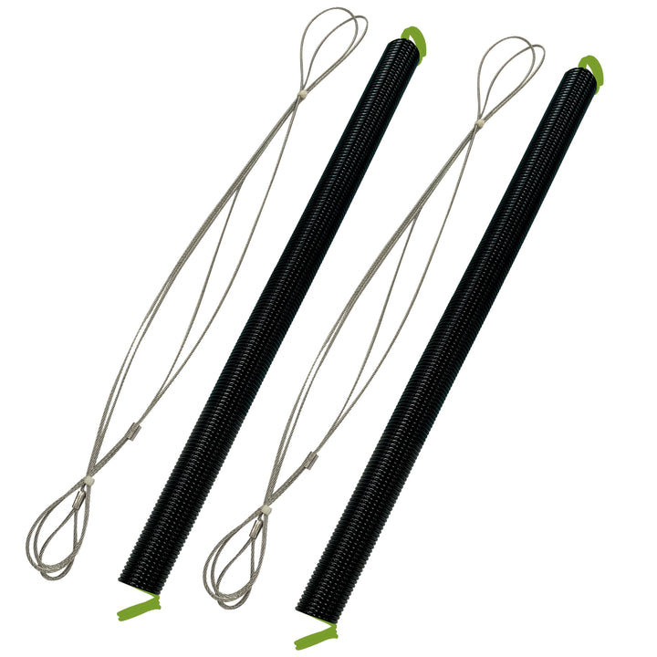 Blue Hawk 120-lb 2-Pack Black Steel Garage Door Extension Springs with Safety Cables