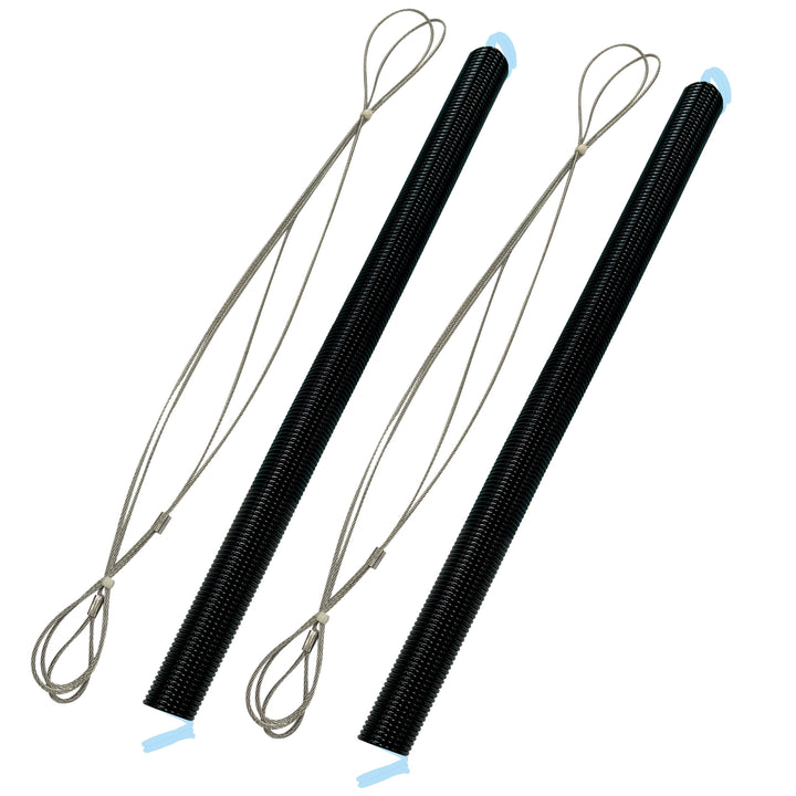 Blue Hawk 90-lb 2-Pack Black Steel Garage Door Extension Spring and Safety Cable