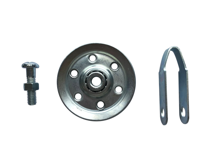 Blue Hawk Zinc Plated Steel Garage Door Pulley, 3-in