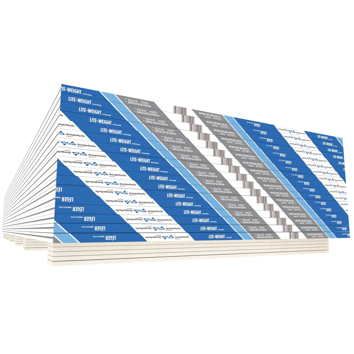 ToughRock 1/2-in x 4-ft x 12-ft Regular Drywall Panel