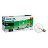 Philips 60-Watt Equivalent G25 Halogen Clear Decorative Globe Light Bulb (3-Pack)