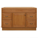 Project Source 48-in Golden Bathroom Vanity Base Cabinet without Top