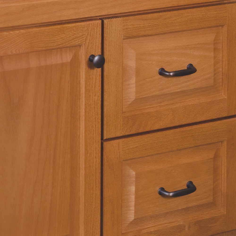 Project Source 48-in Golden Bathroom Vanity Base Cabinet without Top