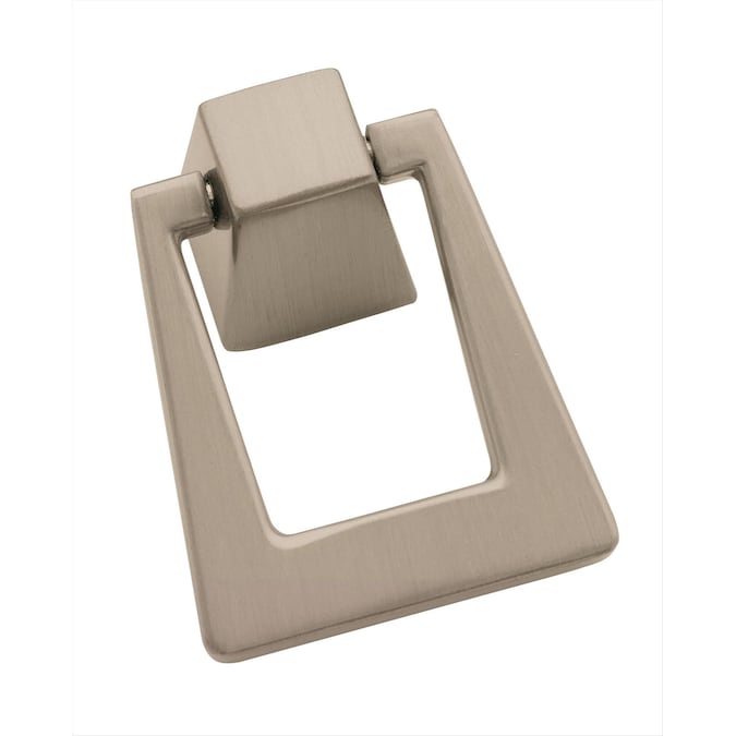 Amerock Blackrock 1-13/16-in (46mm) Center to Center Satin Nickel Triangular Pendant Drawer Pull