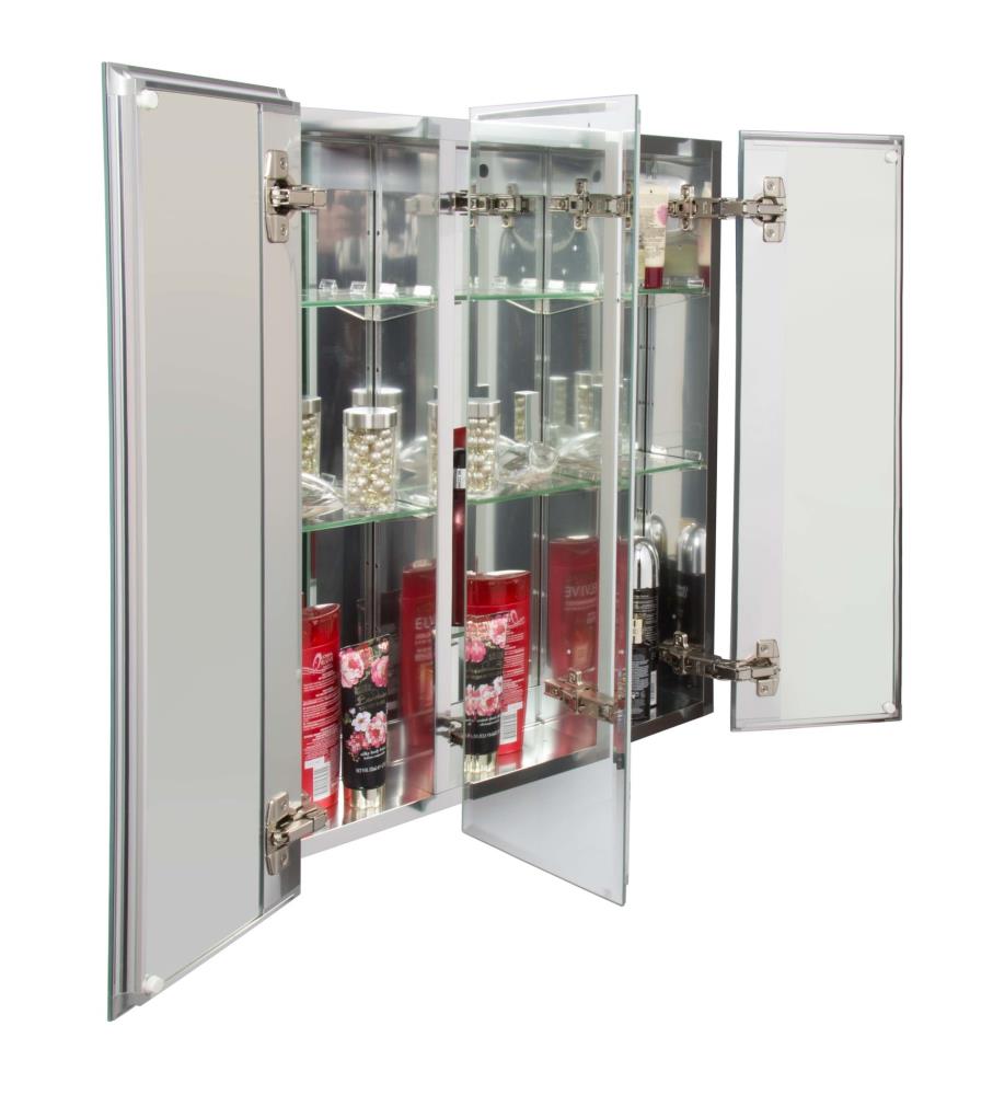 Jacuzzi 36-in x 26-in Rectangle Surface/Recessed Mirrored Medicine Cabinet