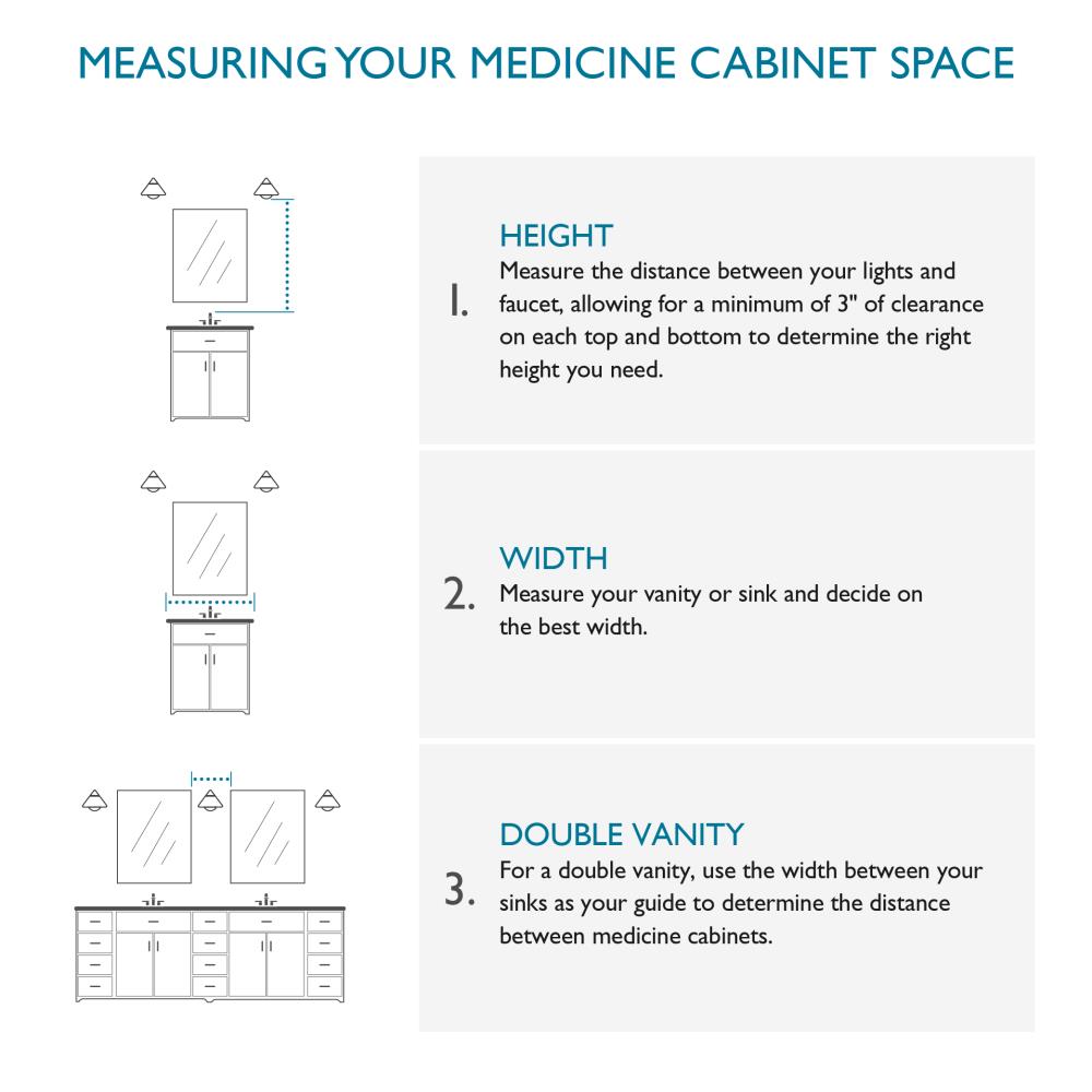 Jacuzzi 30-in x 26-in Rectangle Surface/Recessed Mirrored Medicine Cabinet