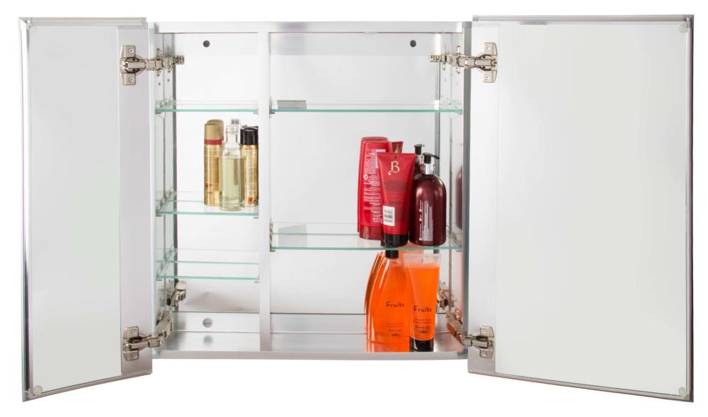 Jacuzzi 24-in x 26-in Rectangle Surface/Recessed Mirrored Medicine Cabinet