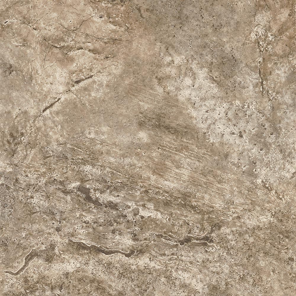 Armstrong Flooring 45-piece 12-in x 12-in Fawn Peel-and-Stick Vinyl Tile (45-sq ft/carton)