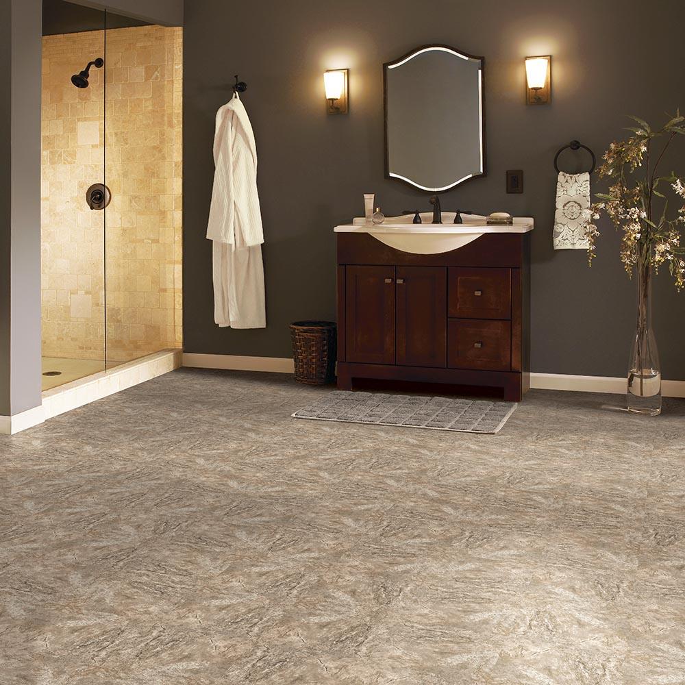 Armstrong Flooring 45-piece 12-in x 12-in Fawn Peel-and-Stick Vinyl Tile (45-sq ft/carton)