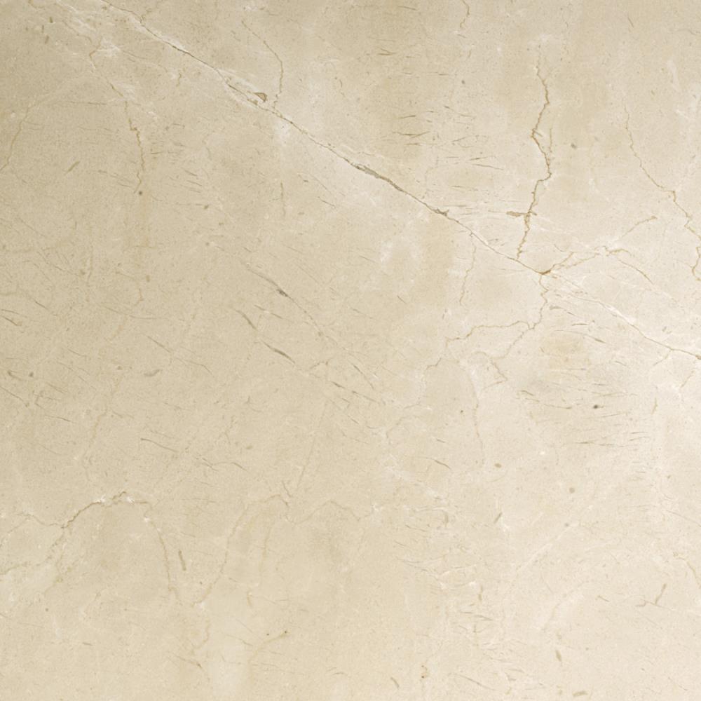 Emser MARBLE Crema Marfil Classico 24-in x 24-in Polished Natural Stone Marble Floor and Wall Tile