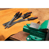 Crescent Nicholson 6 in., 8 in. and 10 in. General Purpose File Set with Ergonomic Handles (5-Piece)