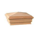 Deckorators Newport High Pyramid Wood Cedar Deck Post Cap