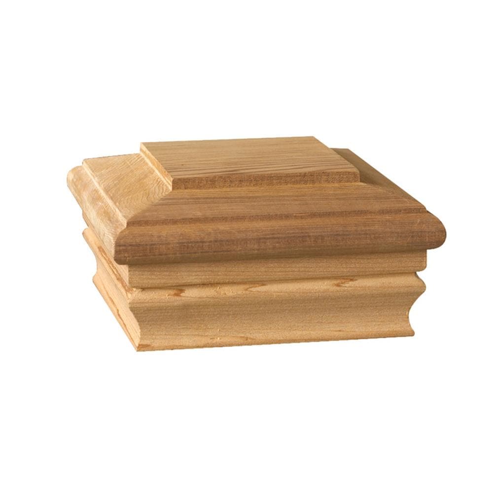 Deckorators Newport classic Wood Cedar Deck Post Cap