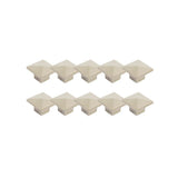 Crown 1-2/5 in. Brushed Nickel Knob Value Pack (10 per Pack) - Super Arbor