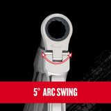 Craftsman V-Series Metric Extra Long Flex Head Box Wrench Set, 7-Piece