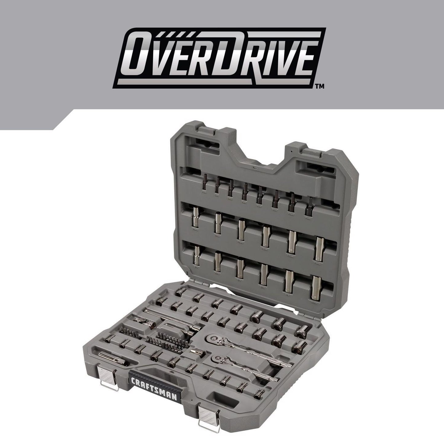 Craftsman OVERDRIVE 80 pc Mechanic's Tool Set - Metric/SAE 6 Point