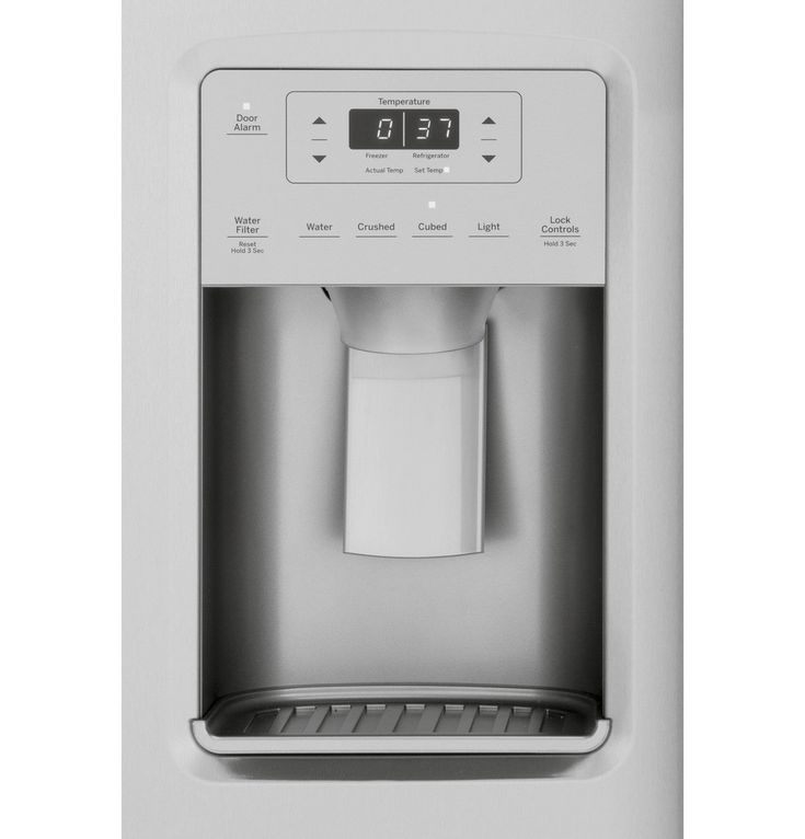 GE 21.8 cu. ft. Side by Side Refrigerator in Fingerprint Resistant Stainless Steel, Counter Depth