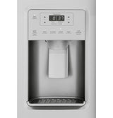 GE 21.8 cu. ft. Side by Side Refrigerator in Fingerprint Resistant Stainless Steel, Counter Depth