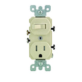 15 Amp Tamper-Resistant Combination Switch/Outlet, Light Almond - Super Arbor