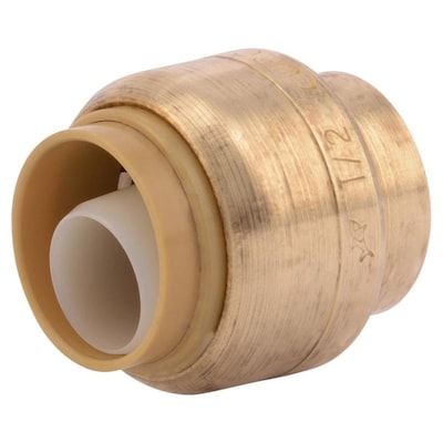 SharkBite 1/2-in Push-to-Connect dia Cap Push Fitting
