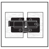 Everbilt Black Extra Heavy-Duty Gate Flip Latch