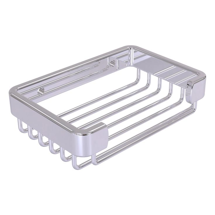 Allied Brass Rectangular Soap Basket in Antique Pewter