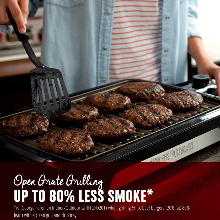 172 sq. in. Black Smokeless Grill